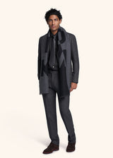 Kiton medium grey suit for man, in cashmere 5