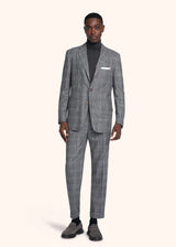 Kiton medium grey suit for man, in cashmere 2