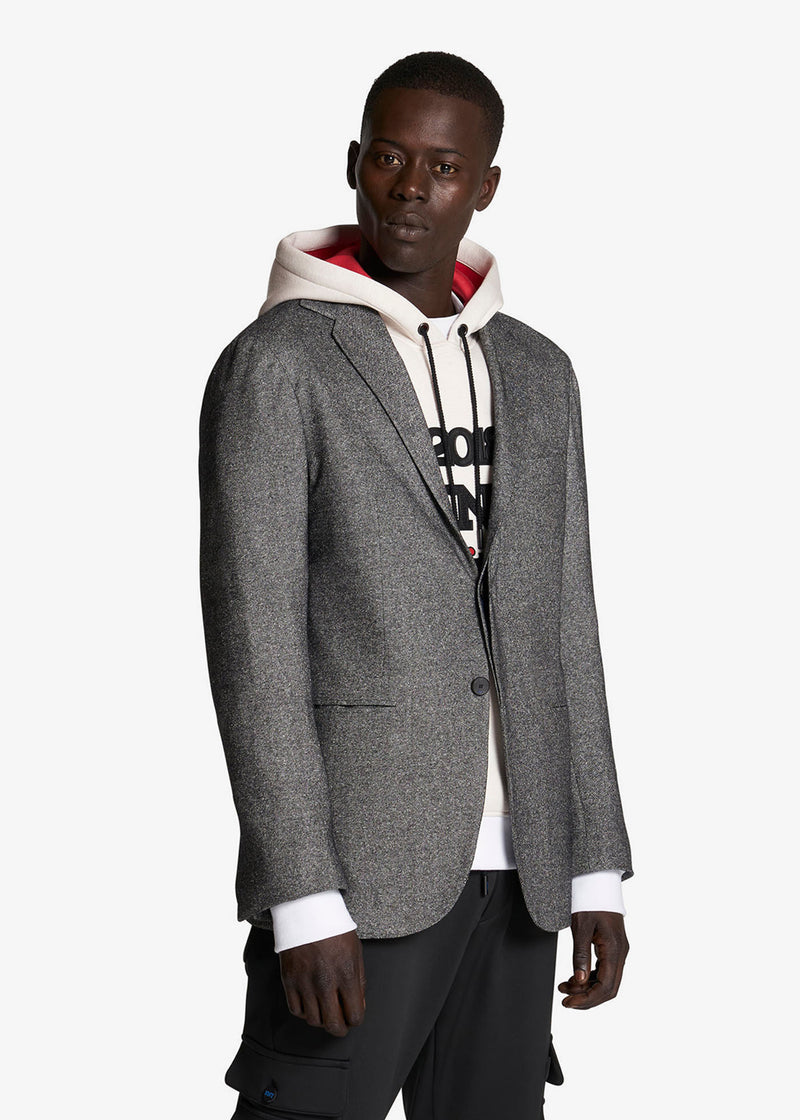 KNT medium grey suit, in cashmere 2