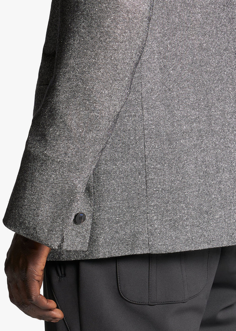 KNT medium grey suit, in cashmere 4