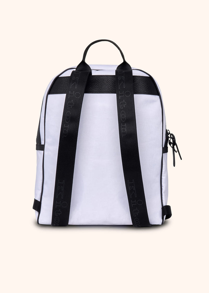 Kiton white bag for man, in polyamide/nylon 2