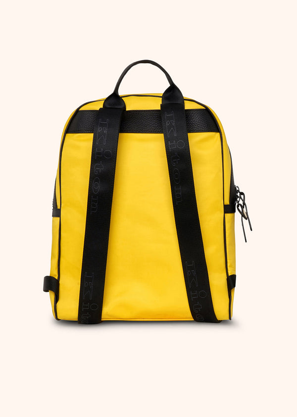 Kiton yellow bag for man, in polyamide/nylon 2