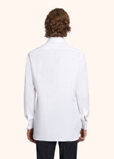 Kiton white shirt for man, in cotton 3