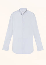 Kiton white shirt for man, in cotton