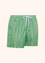 Kiton green swim boxer for man, in polyester 3