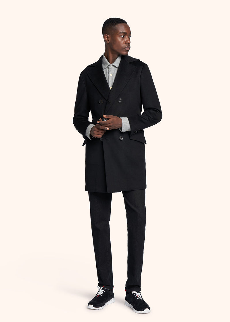 Kiton medium grey shirt for man, in cashmere 5