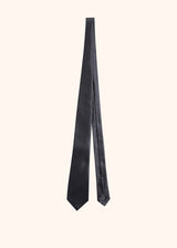 Kiton dark grey tie for man, in silk