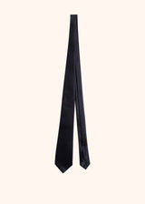 Kiton dark blue tie for man, in silk