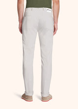 Kiton cream trousers for man, in cotton 3