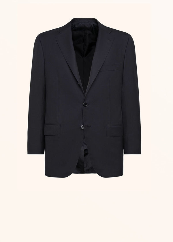 Kiton black jacket for man, in wool