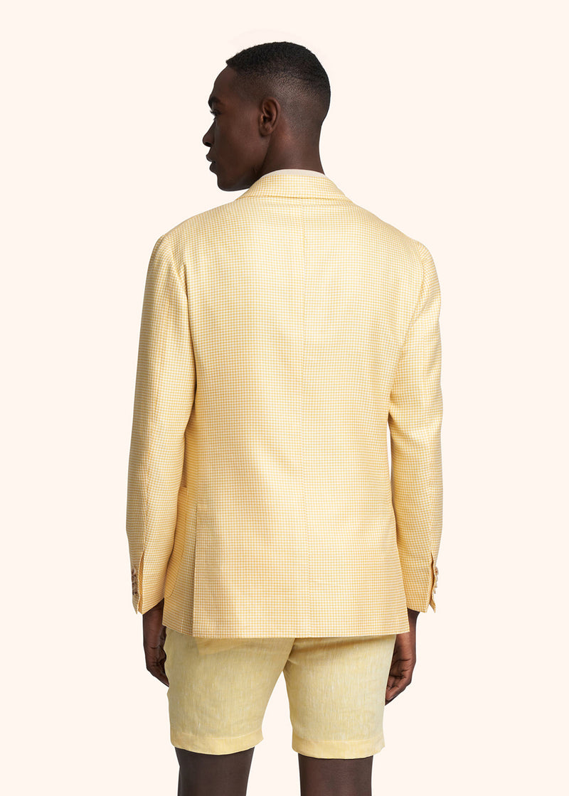 Kiton yellow jacket for man, in cashmere 3