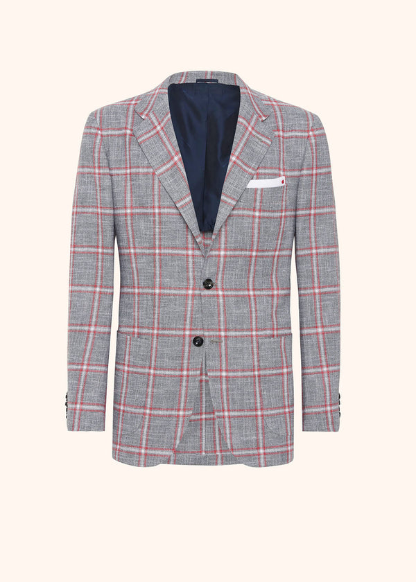 Red jacket for man, in cashmere – Kiton Europe