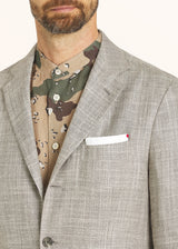 Kiton beige jacket for man, in cashmere 4