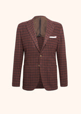 Kiton brown jacket for man, in cashmere