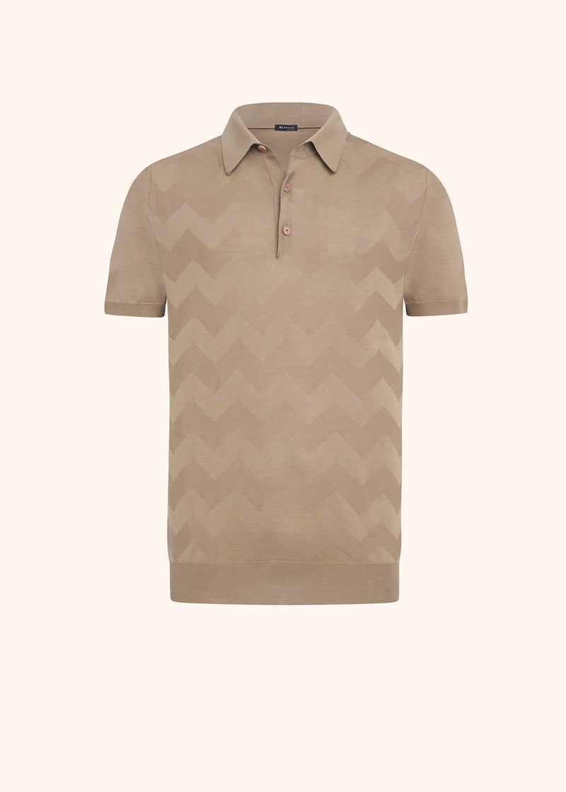 Kiton rope jersey poloshirt for man, in cotton