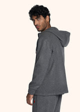 Kiton medium grey jersey umbi for man, in cashmere 3