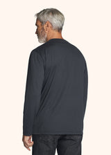 Kiton dark grey jersey t-shirt for man, in cotton 3