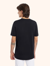 KNT black t-shirt s/s, in cotton 3