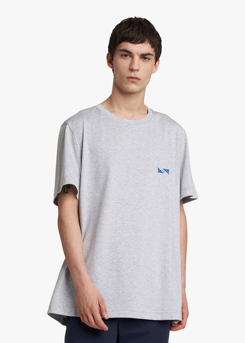 KNT light grey t-shirt, in cotton 2