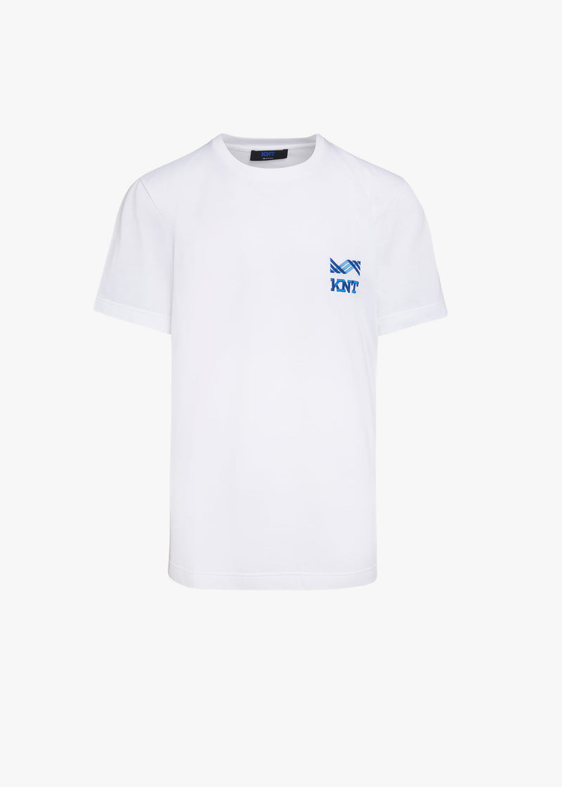 KNT white t-shirt, in cotton 1