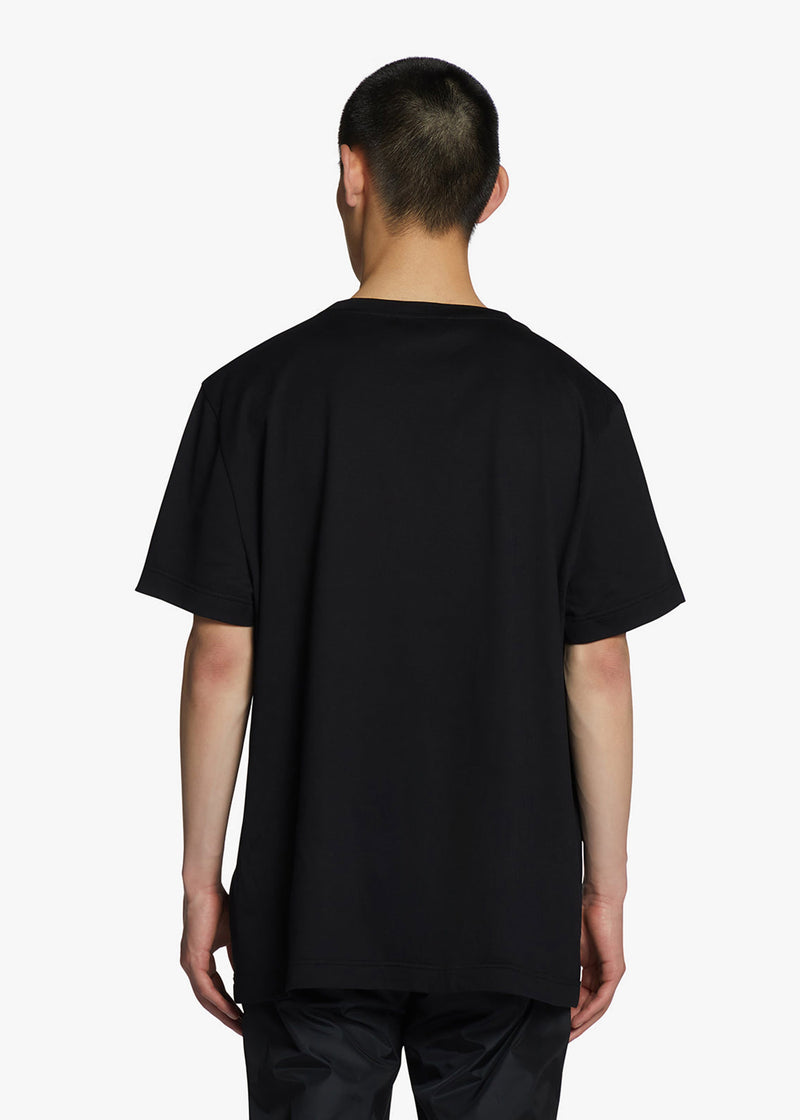 KNT black t-shirt, in cotton 3