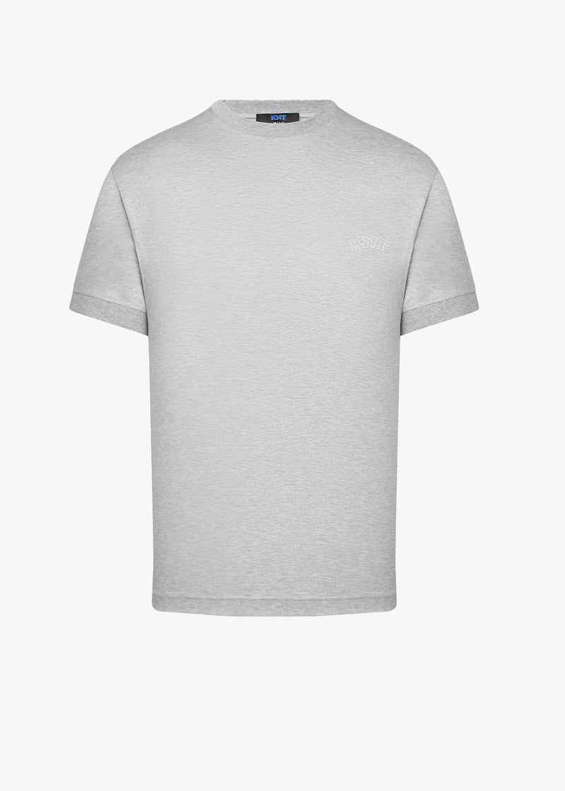 KNT pearl grey t-shirt, in cotton 1