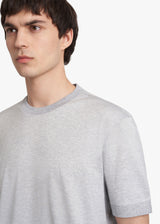 KNT pearl grey t-shirt, in cotton 4