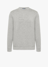 KNT grey sweater roundneck, in viscose 1
