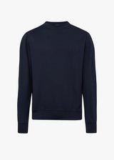 KNT blue sweater roundneck, in viscose 1