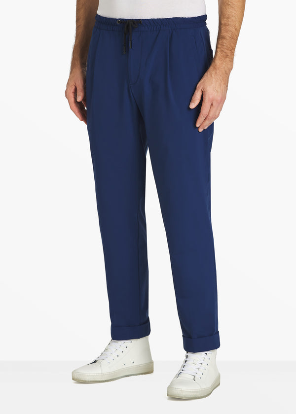 KNT blue trousers, in polyamide/nylon 2