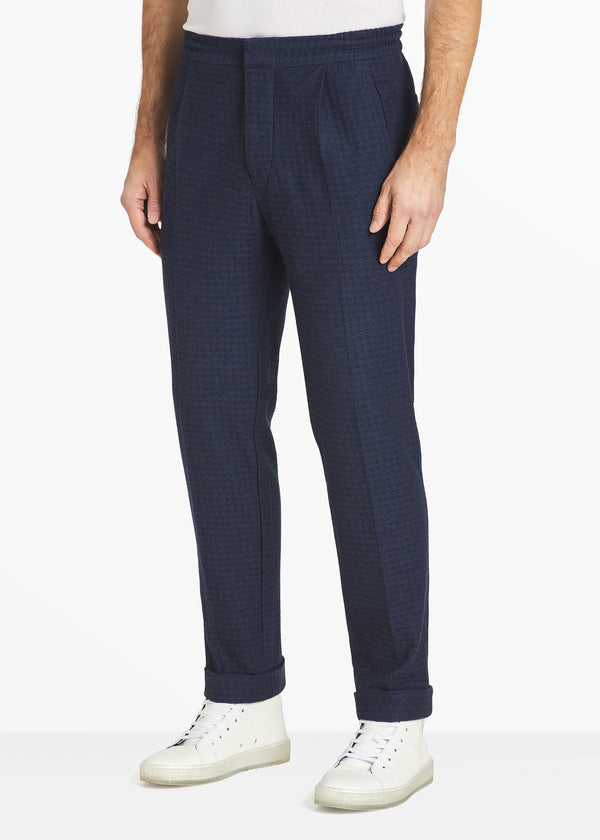 KNT blue trousers, in cotton 2