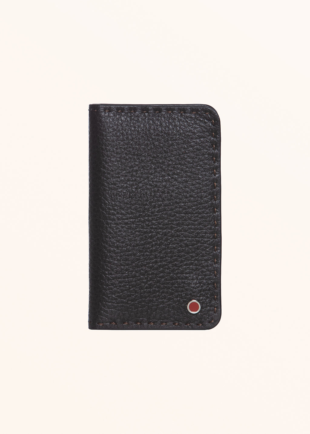 Black wallet for man, in calfskin – Kiton Europe