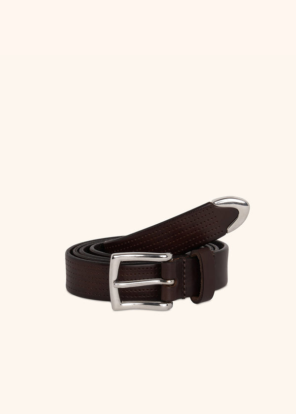 belt for man, in calfskin – Kiton Europe