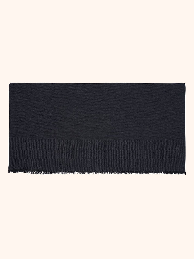 Kiton dark grey scarf for man, in cashmere