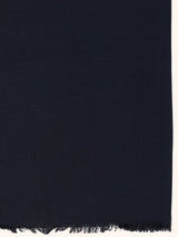 Kiton black scarf for man, in cashmere 2