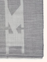 Kiton light grey scarf for man, in wool 2