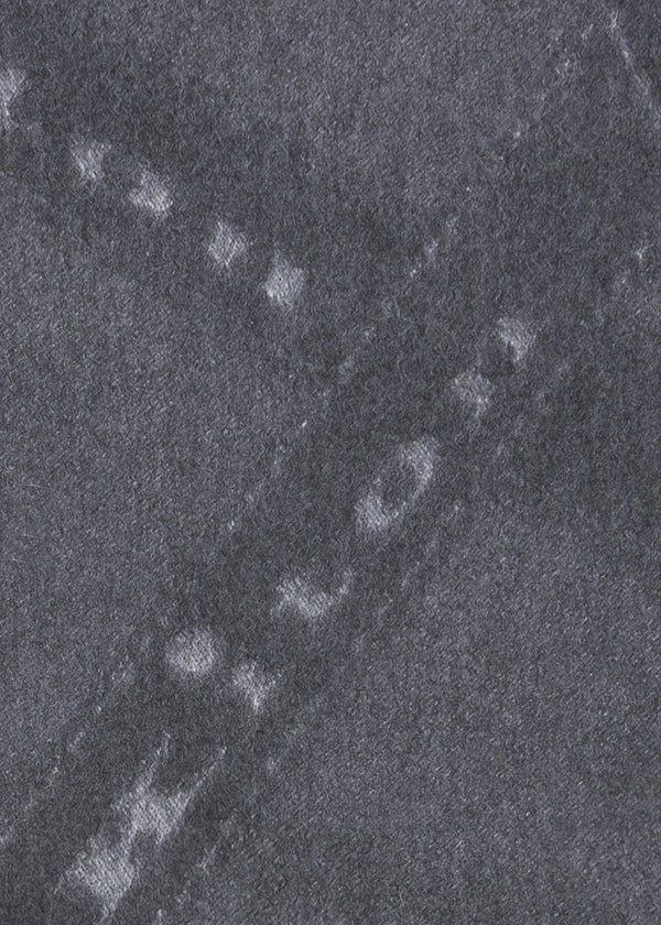 Kiton dark grey scarf for man, in cashmere 2