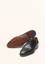 Kiton black shoes for man, in calfskin 3-N