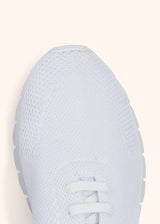 Kiton white shoes for man, in cotton 3
