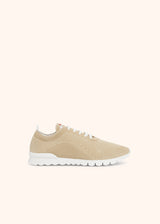 Kiton natur shoes for man, in cotton