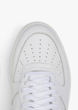KNT white sneakers shoes, in calfskin 4