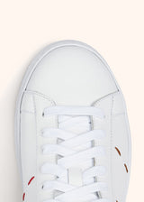 Kiton white/earth shoes for man, in calfskin 4