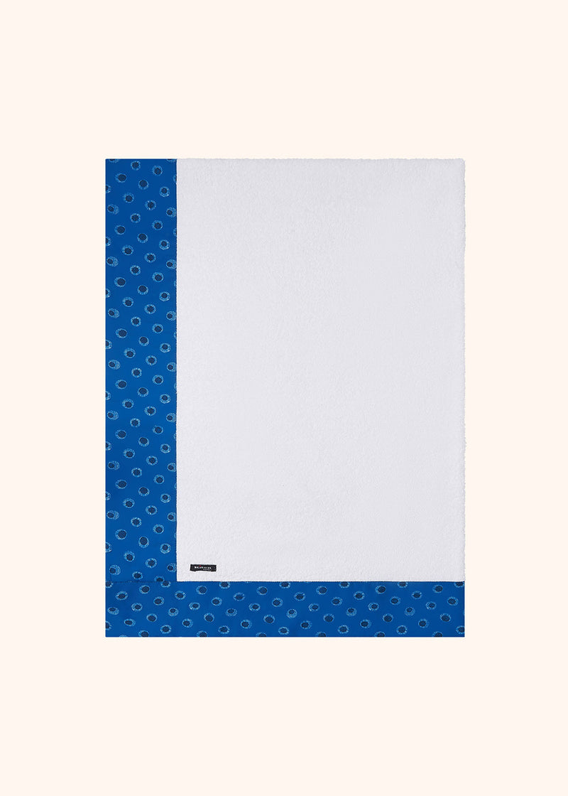 Kiton flower beach towel for man, in cotton 1